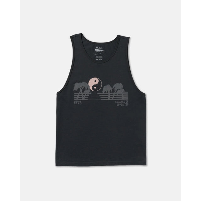 RVCA RVCA Men's Balance Horizon Tank Top - Pirate Black Pirate Black S Mens Sleeveless Shirts