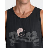 RVCA RVCA Men's Balance Horizon Tank Top - Pirate Black Pirate Black S Mens Sleeveless Shirts