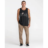 RVCA RVCA Men's Balance Horizon Tank Top - Pirate Black Pirate Black S Mens Sleeveless Shirts