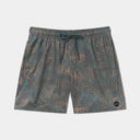 RVCA RVCA Men's Barned Elastic Shorts 17" - Hunter Green Hunter Green S Mens Elastic Swim Trunks