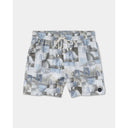 RVCA RVCA Men's Barnes Elastic Swim Short 17" - White White S Mens Elastic Casual Trunks
