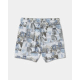 RVCA RVCA Men's Barnes Elastic Swim Short 17" - White White S Mens Elastic Casual Trunks
