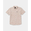 RVCA RVCA Men's Botanical Short Sleeve Shirt - Blush Blush S Mens Button Up Short Sleeve Shirts