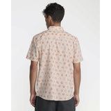 RVCA RVCA Men's Botanical Short Sleeve Shirt - Blush Blush S Mens Button Up Short Sleeve Shirts