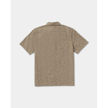 RVCA RVCA Men's Breezy Short Sleeve Shirt - Coyote Coyote S Mens Button Up Short Sleeve Shirts