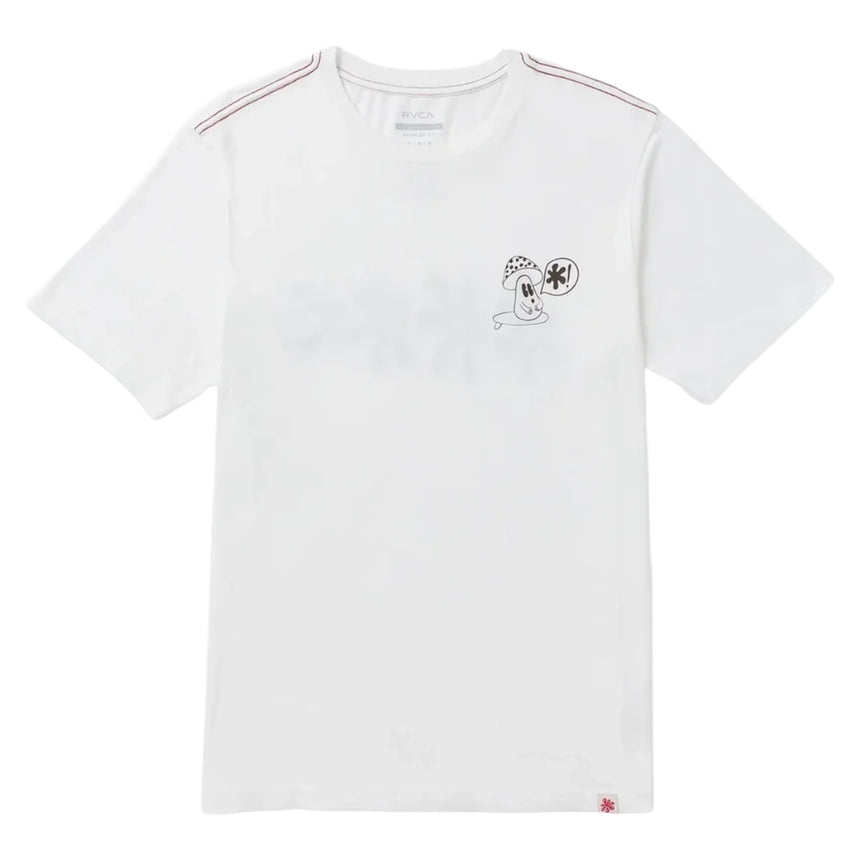 RVCA RVCA Men's Bryce Bloom Short Sleeve Shirt - Antique White Antique White S Mens T-Shirts