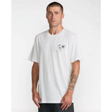 RVCA RVCA Men's Bryce Bloom Short Sleeve Shirt - Antique White Antique White S Mens T-Shirts