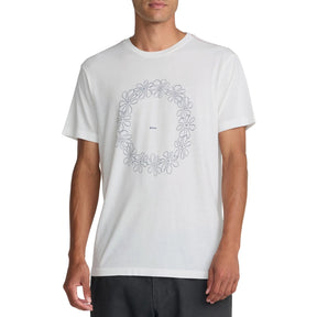 RVCA RVCA Men's Bryce Lei Short Sleeve Shirt - Antique White Antique White M Mens T-Shirts