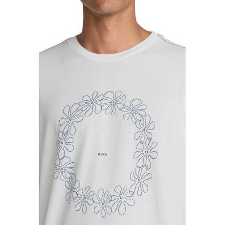RVCA RVCA Men's Bryce Lei Short Sleeve Shirt - Antique White Antique White M Mens T-Shirts