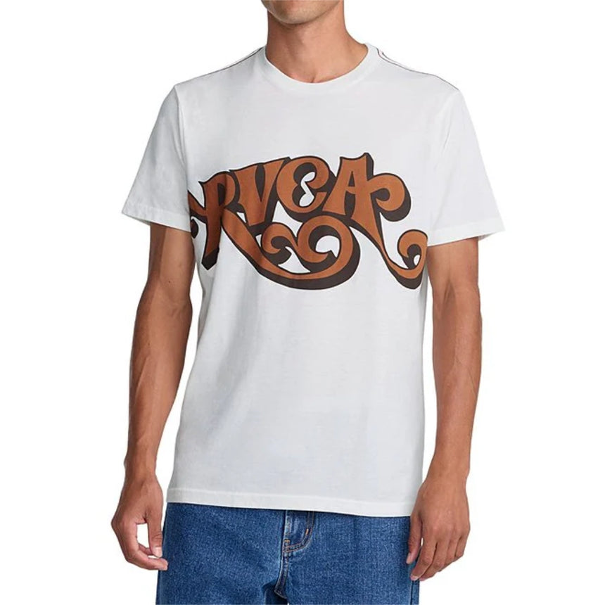 RVCA RVCA Men's Classic Short Sleeve Shirt - Antique White Antique White S Mens T-Shirts
