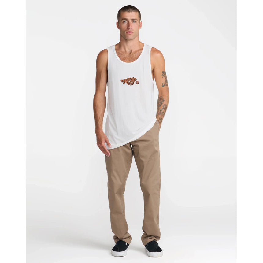 RVCA RVCA Men's Classic Tank Top - Antique White Antique White S Mens Sleeveless Shirts