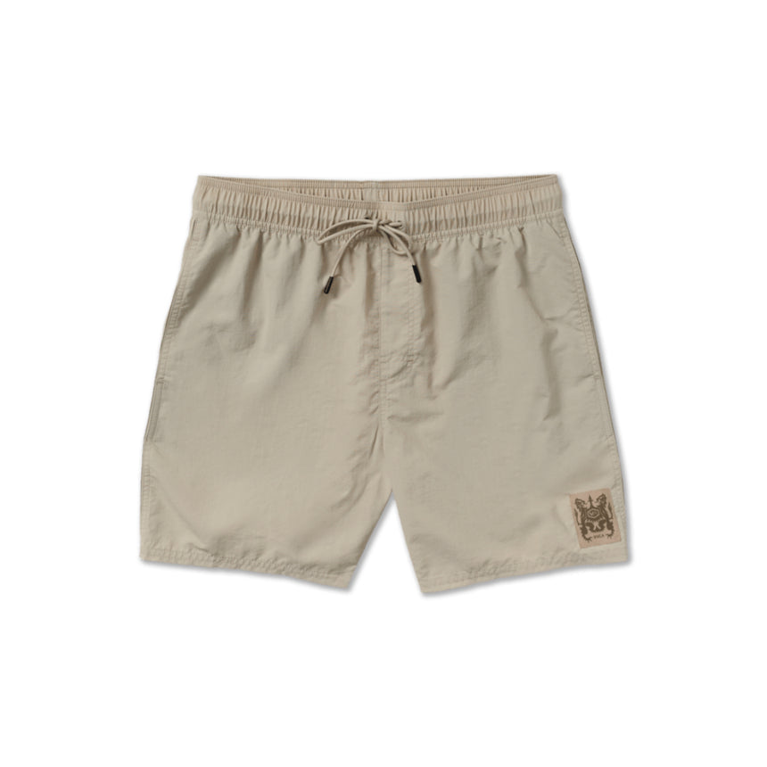 RVCA RVCA Men's Crest Elastic 17" Swim Short - Covert Green Covert Green S Mens Elastic Casual Trunks