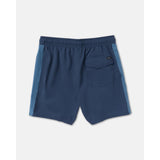 RVCA RVCA Men's Crest Elastic 17" Swim Short - Moody Blue Moody Blue S Mens Elastic Casual Trunks