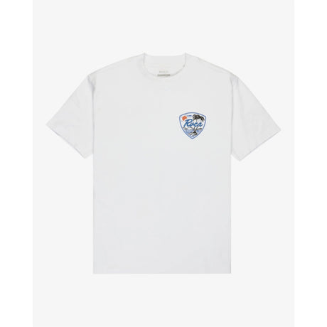 RVCA RVCA Men's Currents Short Sleeve Shirt - Antique White Antique White S Mens T-Shirts