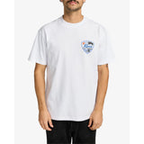 RVCA RVCA Men's Currents Short Sleeve Shirt - Antique White Antique White S Mens T-Shirts