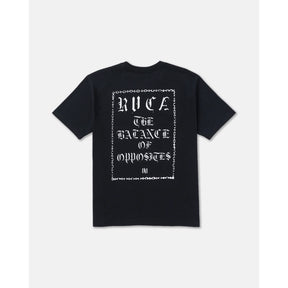 RVCA RVCA Men's Dark Link Short Sleeve Shirt - Black Black S Mens T-Shirts
