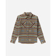 RVCA RVCA Men's Dayshift Blanket Flannel Long Sleeve Shirt - Mushroom Mushroom M Mens Button Up Long Sleeve Shirts