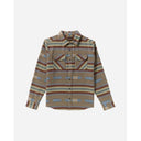 RVCA RVCA Men's Dayshift Blanket Flannel Long Sleeve Shirt - Mushroom Mushroom M Mens Button Up Long Sleeve Shirts