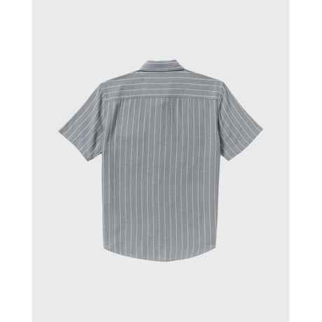 RVCA RVCA Men's Dayshift Stripe II Short Sleeve Shirt - Chambray Chambray S Mens Button Up Short Sleeve Shirts