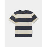 RVCA RVCA Men's Dayshift Stripe Short Sleeve Shirt - Light Khaki Light Khaki S Mens Button Up Short Sleeve Shirts