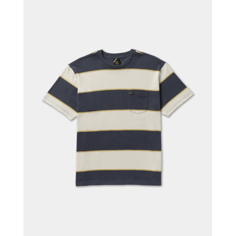 RVCA RVCA Men's Dayshift Stripe Short Sleeve Shirt - Light Khaki Light Khaki S Mens Button Up Short Sleeve Shirts
