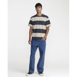 RVCA RVCA Men's Dayshift Stripe Short Sleeve Shirt - Light Khaki Light Khaki S Mens Button Up Short Sleeve Shirts