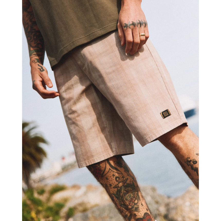 RVCA RVCA Men's Dayshift Suiting Short - Dark Khaki Dark Khaki 28 Mens Casual Shorts