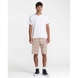 RVCA RVCA Men's Dayshift Suiting Short - Dark Khaki Dark Khaki 28 Mens Casual Shorts