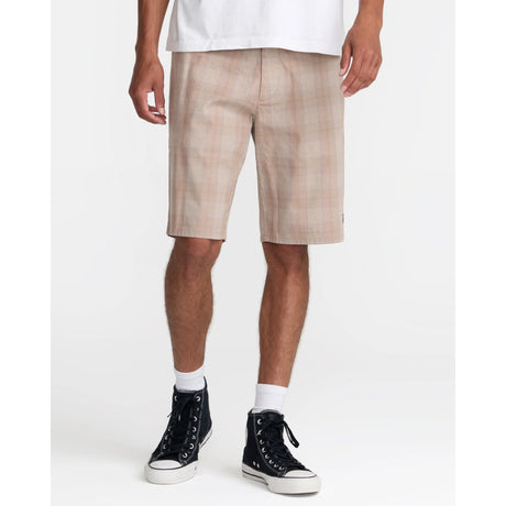 RVCA RVCA Men's Dayshift Suiting Short - Dark Khaki Dark Khaki 28 Mens Casual Shorts
