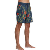 RVCA RVCA Men's Eastern Trunk 18" Black Floral 28 Mens Board Shorts