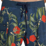 RVCA RVCA Men's Eastern Trunk 18" Black Floral 28 Mens Board Shorts