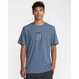 RVCA RVCA Men's Endo Bones Short Sleeve Shirt - Vintage Navy Vintage Navy S Mens T-Shirts