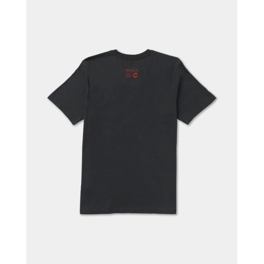 RVCA RVCA Men's Evolution Short Sleeve Shirt - Pirate Black Pirate Black S Mens T-Shirts