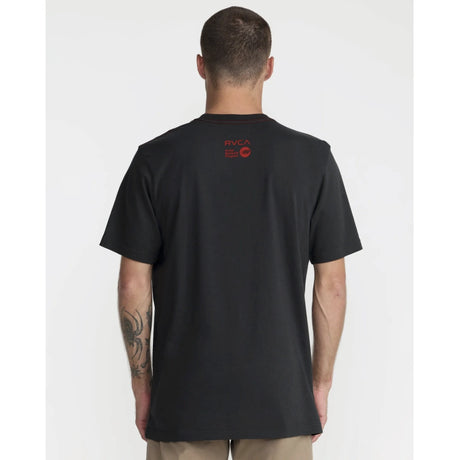 RVCA RVCA Men's Evolution Short Sleeve Shirt - Pirate Black Pirate Black S Mens T-Shirts