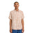 RVCA RVCA Men's Exotica Short Sleeve Button Up Shirt Pale Mauve M Mens Button Up Short Sleeve Shirts