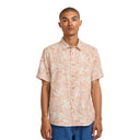 RVCA RVCA Men's Exotica Short Sleeve Button Up Shirt Pale Mauve M Mens Button Up Short Sleeve Shirts