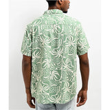 RVCA RVCA Men's Exotica Short Sleeve Button Up Shirt Pale Mauve M Mens Button Up Short Sleeve Shirts