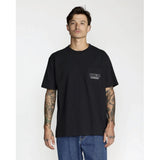 RVCA RVCA Men's Fasteners Pocket Short Sleeve Shirt - Black Black S Mens T-Shirts