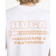 RVCA RVCA Men's Fasteners Pocket Short Sleeve Shirt - White White M Mens T-Shirts