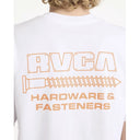 RVCA RVCA Men's Fasteners Pocket Short Sleeve Shirt - White White M Mens T-Shirts