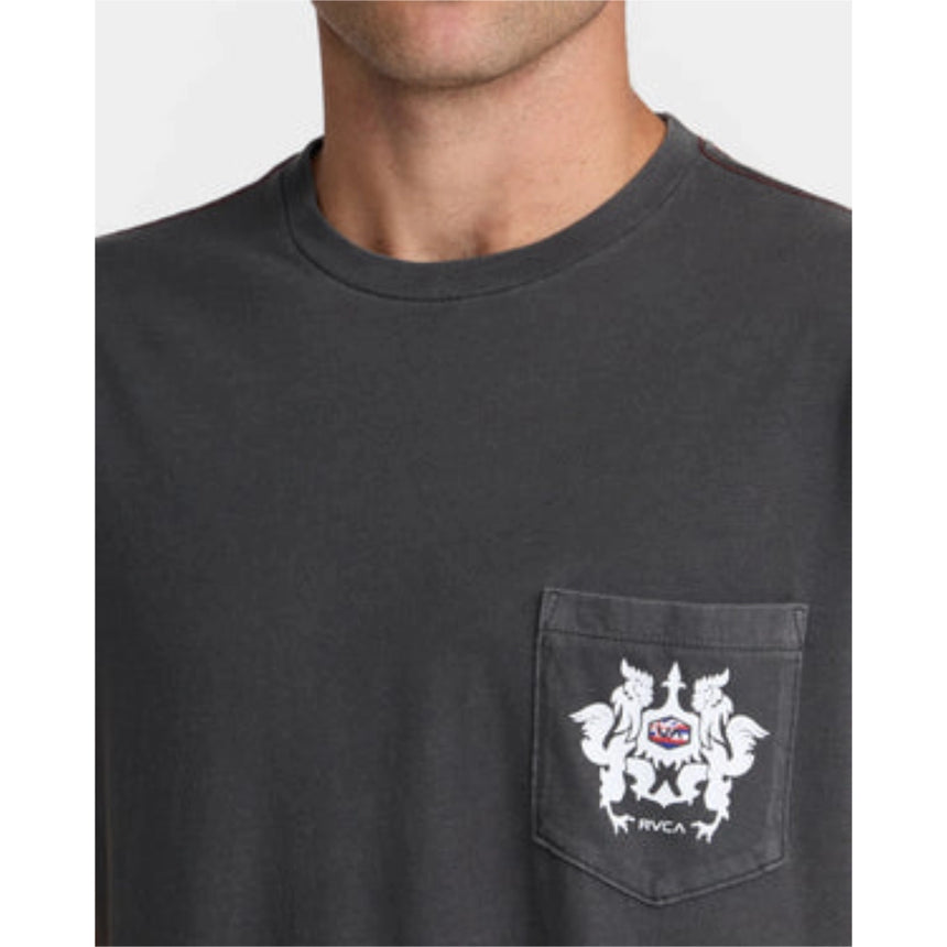 RVCA RVCA Men's Hawaii Crest Short Sleeve Shirt - Ceramic Ceramic S Mens T-Shirts