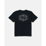RVCA RVCA Men's Hex Filigre Short Sleeve Shirt - Black Black M Mens T-Shirts