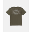 RVCA RVCA Men's Hex Filigre Short Sleeve Shirt - Fatigue Fatigue S Mens T-Shirts