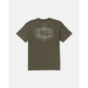 RVCA RVCA Men's Hex Filigre Short Sleeve Shirt - Fatigue Fatigue S Mens T-Shirts