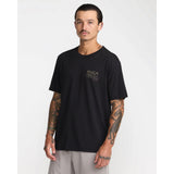 RVCA RVCA Men's Hex Over Short Sleeve Shirt - Black Black S Mens T-Shirts