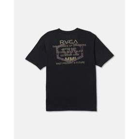 RVCA RVCA Men's Hex Over Short Sleeve Shirt - Black Black S Mens T-Shirts