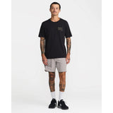 RVCA RVCA Men's Hex Over Short Sleeve Shirt - Black Black S Mens T-Shirts