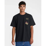 RVCA RVCA Men's Hot Dice Short Sleeve Shirt - Black Black S Mens T-Shirts
