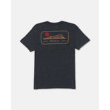 RVCA RVCA Men's Island Time Short Sleeve Shirt - Black Black S Mens T-Shirts