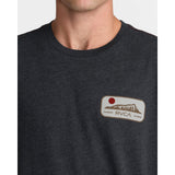 RVCA RVCA Men's Island Time Short Sleeve Shirt - Black Black S Mens T-Shirts